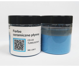 Farba ceramiczna płynna CD-03 Turkusowa 75ml