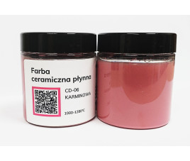 Farba ceramiczna płynna CD-06 Karminowa 75ml