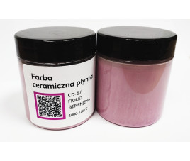 Farba ceramiczna płynna CD-17 Fiolet Berenjena 75ml