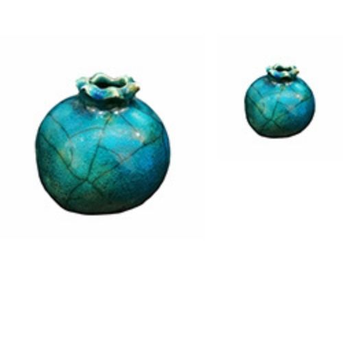 Crackle Turquoise Blue Raku ceramic glaze S1957 118 ml