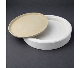 Forma gipsowa - talerz okrągły z rantem 25 cm