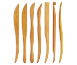 Zestaw 7 szpatułek drewnianych - BSZ 2021S